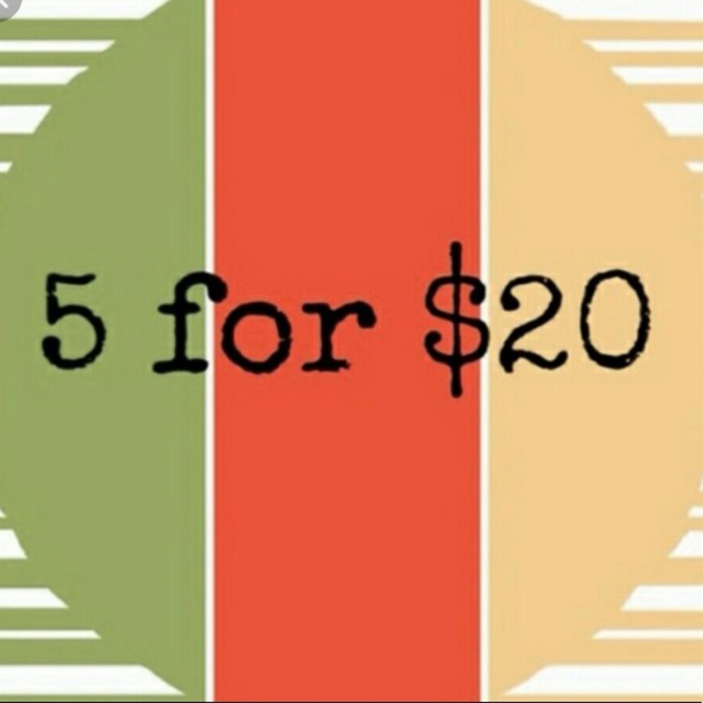 5 for $20!